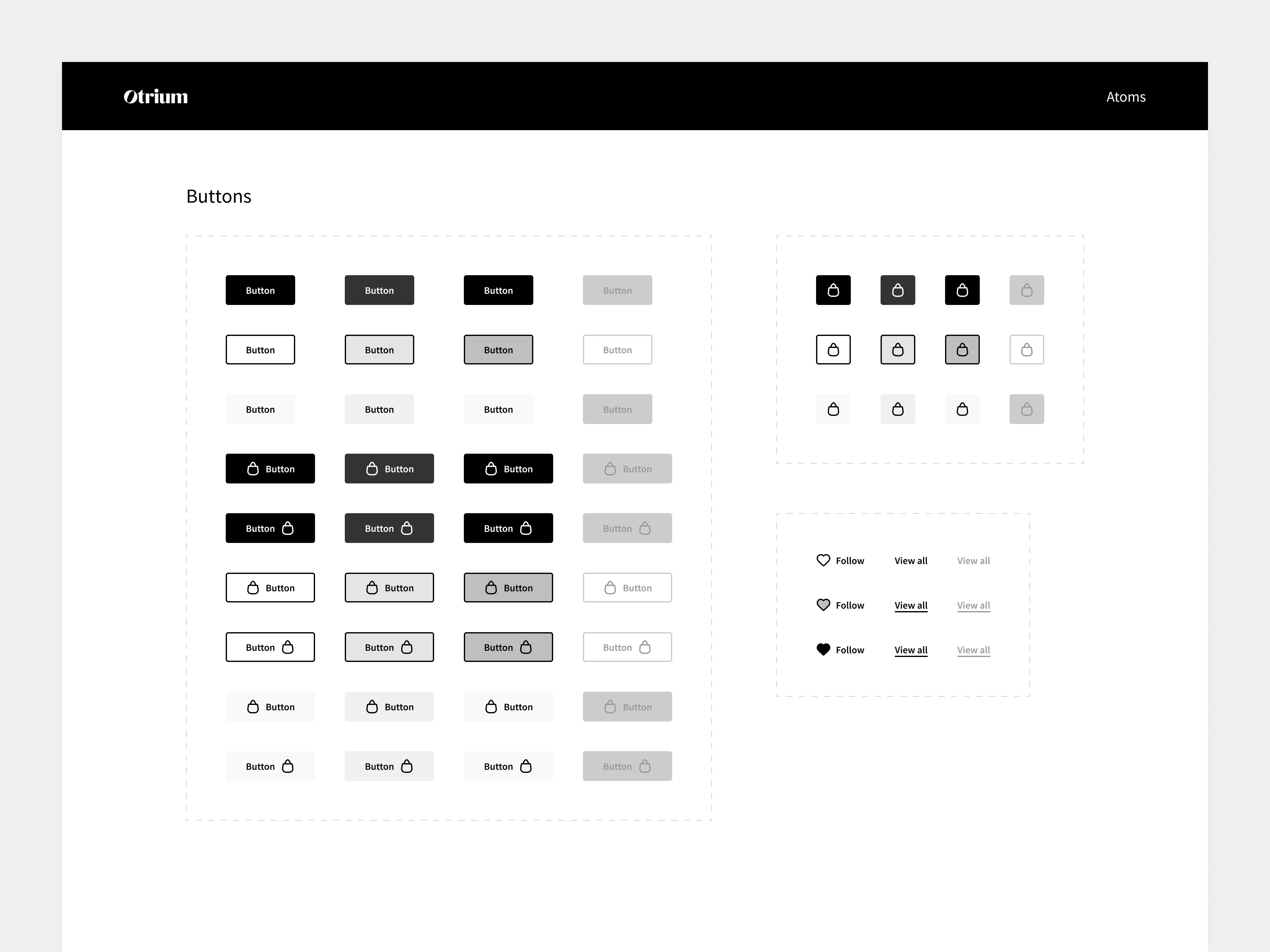 Atomic UI components in Otrium’s design system