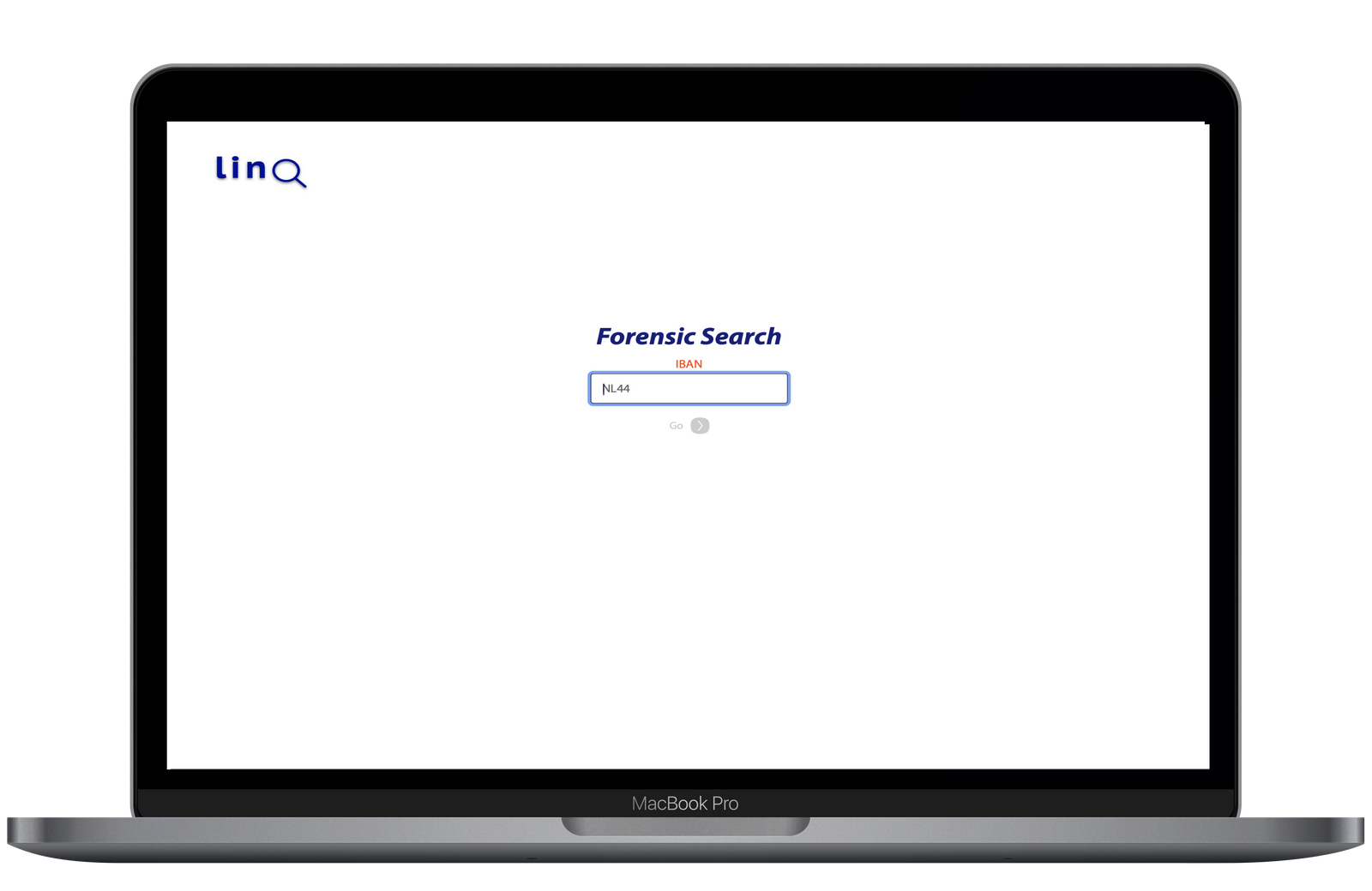 Start page of the investigation tool